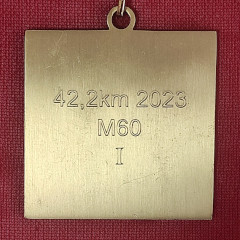 7. Åland Marathon Mariehamn 2023 - Finisher Medaille