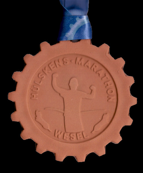 Medaille 2. Hülskens-Marathon Wesel 2024