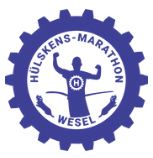 Hülskens-Wesel Marathon Logo